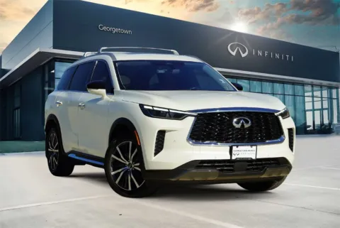 White 2023 INFINITI QX60 SENSORY for sale in Georgetown, TX
