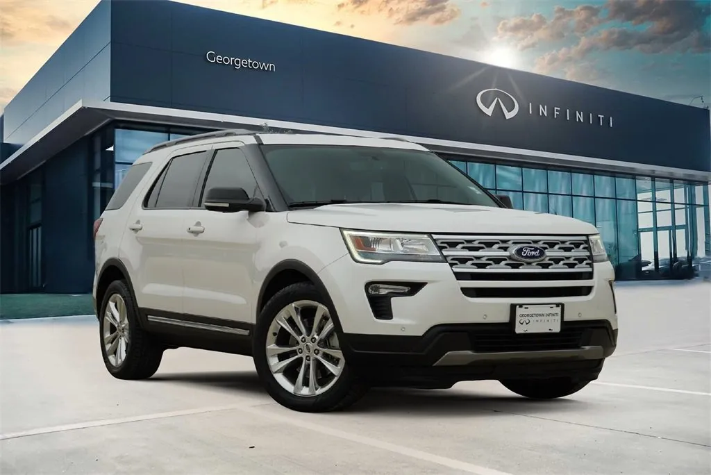 White 2019 Ford Explorer XLT for sale in Georgetown, TX