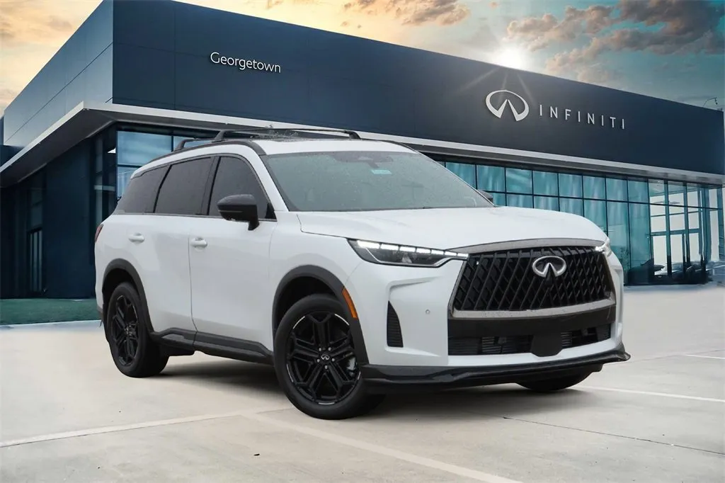 White 2026 INFINITI QX60 SPORT for sale in Georgetown, TX