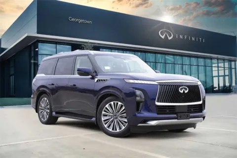 Blue 2025 INFINITI QX80 SENSORY for sale in Georgetown, TX