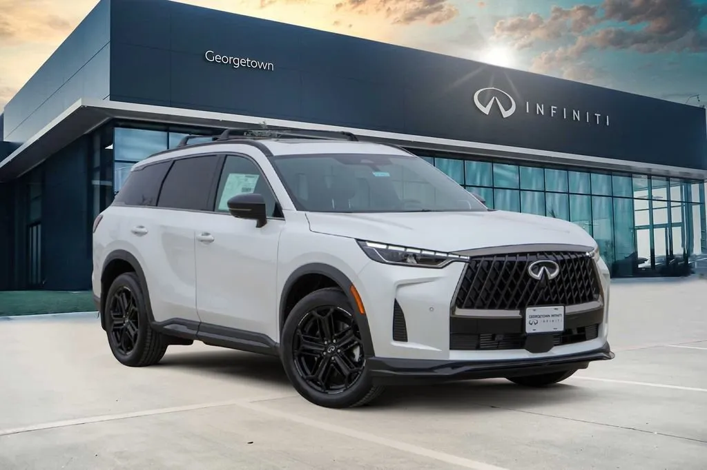 White 2026 INFINITI QX60 SPORT for sale in Georgetown, TX