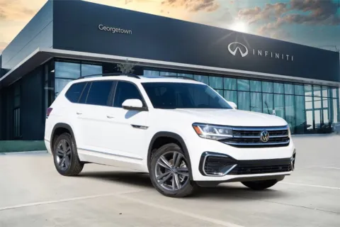 White 2021 Volkswagen Atlas 3.6L V6 SE w/Technology R-Line for sale in Georgetown, TX