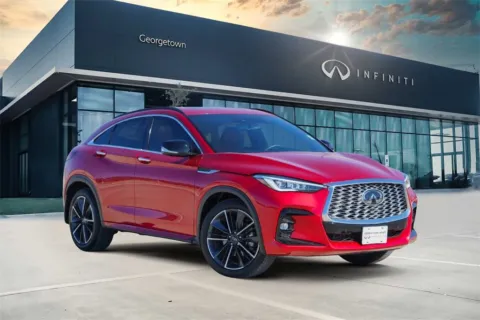 Red 2023 INFINITI QX55 SENSORY for sale in Georgetown, TX