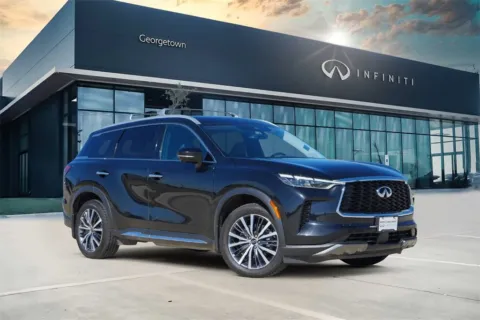 Black 2023 INFINITI QX60 SENSORY for sale in Georgetown, TX