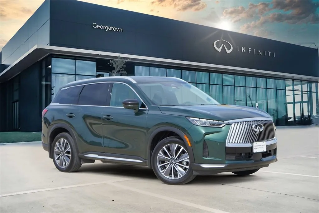 Green 2026 INFINITI QX60 LUXE for sale in Georgetown, TX