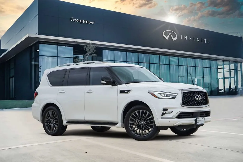 White 2024 INFINITI QX80 PREMIUM SELECT for sale in Georgetown, TX
