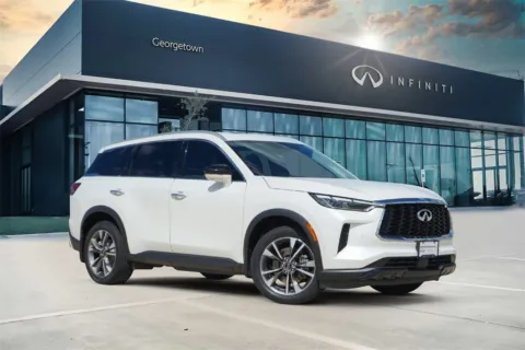 White 2023 INFINITI QX60 LUXE for sale in Georgetown, TX