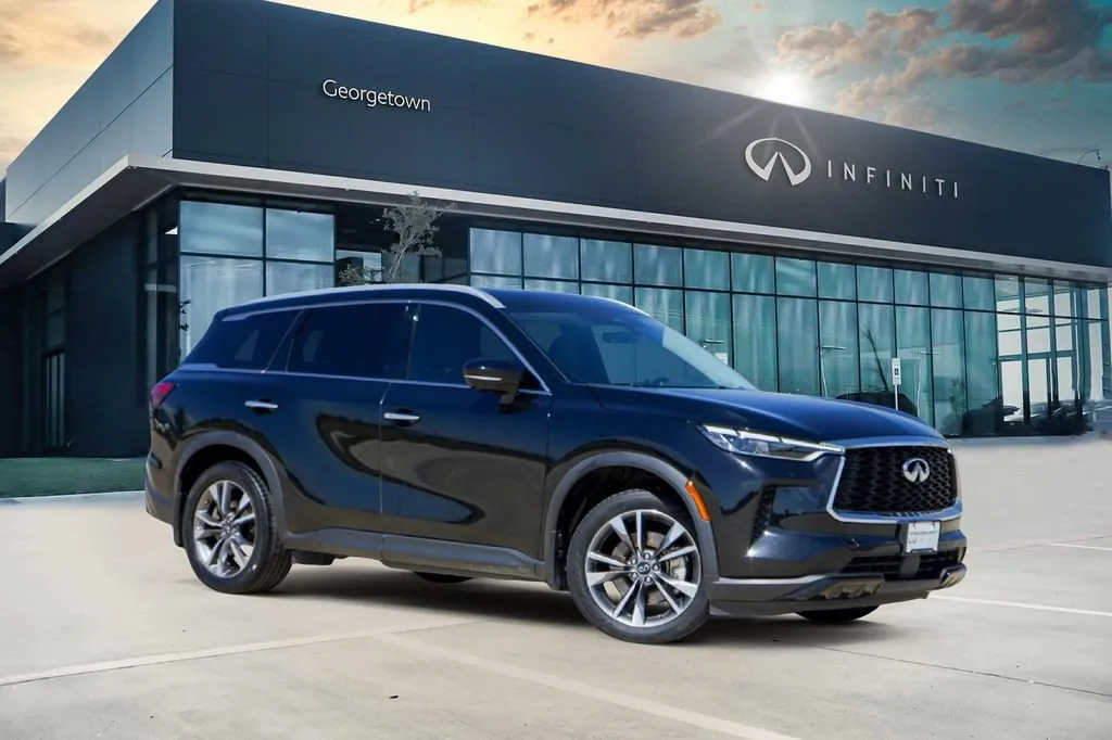 Black 2023 INFINITI QX60 LUXE for sale in Georgetown, TX