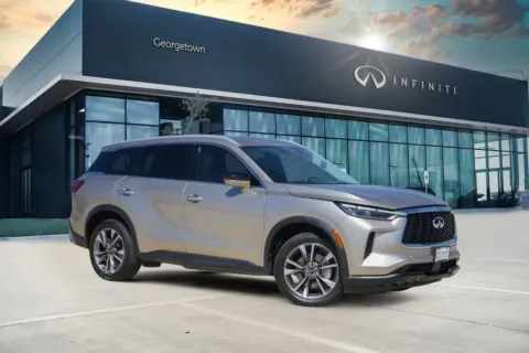Silver 2023 INFINITI QX60 LUXE for sale in Georgetown, TX
