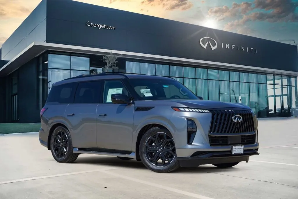 Silver 2026 INFINITI QX80 SPORT for sale in Georgetown, TX