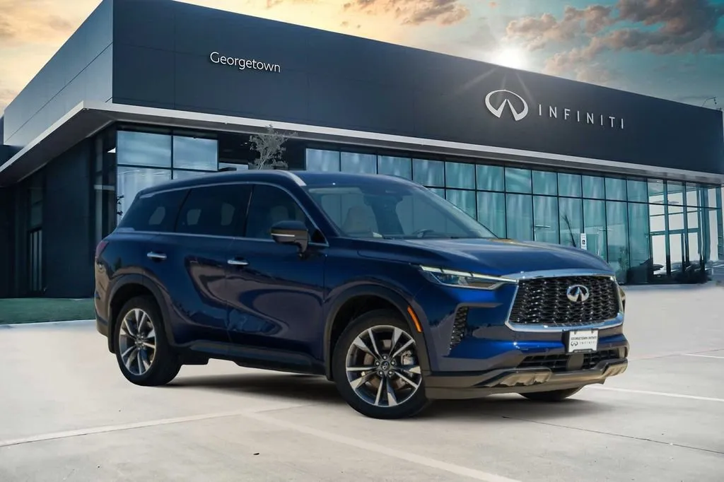 Blue 2023 INFINITI QX60 LUXE for sale in Georgetown, TX