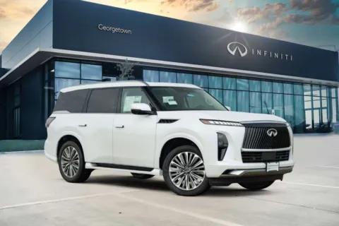 White 2026 INFINITI QX80 LUXE for sale in Georgetown, TX
