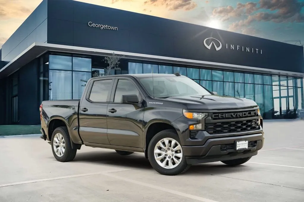 Gray 2022 Chevrolet Silverado 1500 Custom for sale in Georgetown, TX