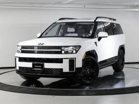 White 2025 Hyundai Santa Fe Hybrid Calligraphy for sale in Georgetown, TX