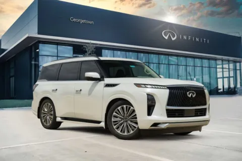 White 2026 INFINITI QX80 LUXE for sale in Georgetown, TX