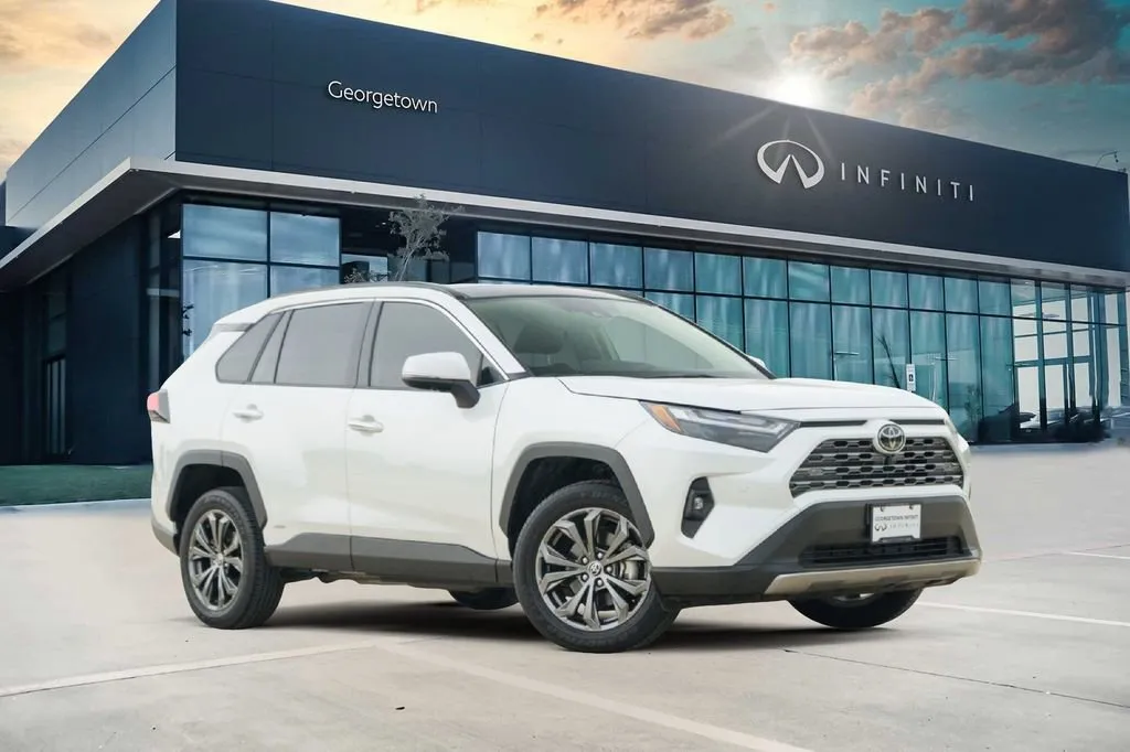 White 2025 Toyota RAV4 Hybrid Limited for sale in Georgetown, TX