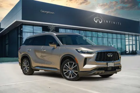 Silver 2023 INFINITI QX60 SENSORY for sale in Georgetown, TX