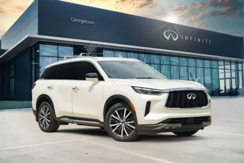 White 2023 INFINITI QX60 SENSORY for sale in Georgetown, TX