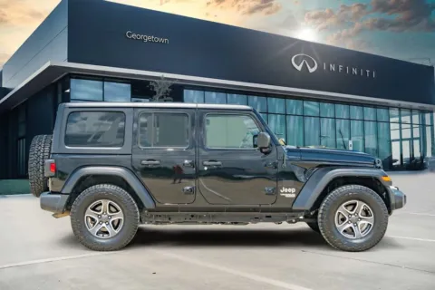 Another view of 2020 Jeep Wrangler Unlimited Sport S for sale in Georgetown, TX at Georgetown INFINITI