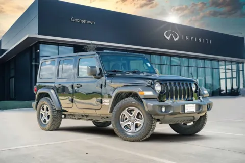 Black 2020 Jeep Wrangler Unlimited Sport S for sale in Georgetown, TX