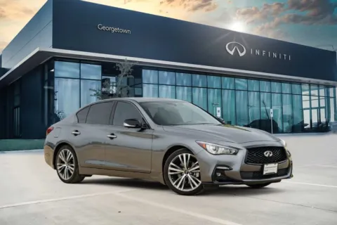 Gray 2023 INFINITI Q50 SENSORY for sale in Georgetown, TX