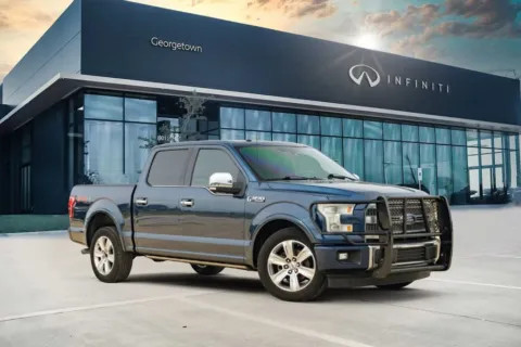 Blue 2017 Ford F-150 Platinum for sale in Georgetown, TX