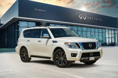 White 2019 Nissan Armada Platinum for sale in Georgetown, TX