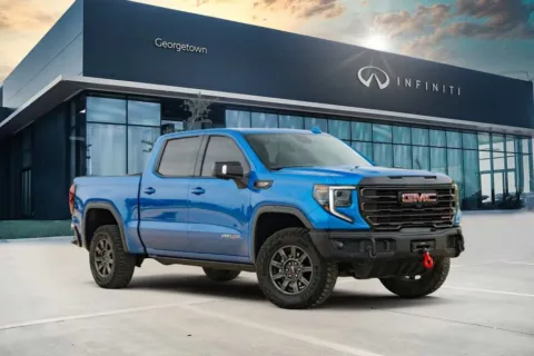 Blue 2024 GMC Sierra 1500 AT4X for sale in Georgetown, TX