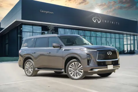 Gray 2025 INFINITI QX80 LUXE for sale in Georgetown, TX