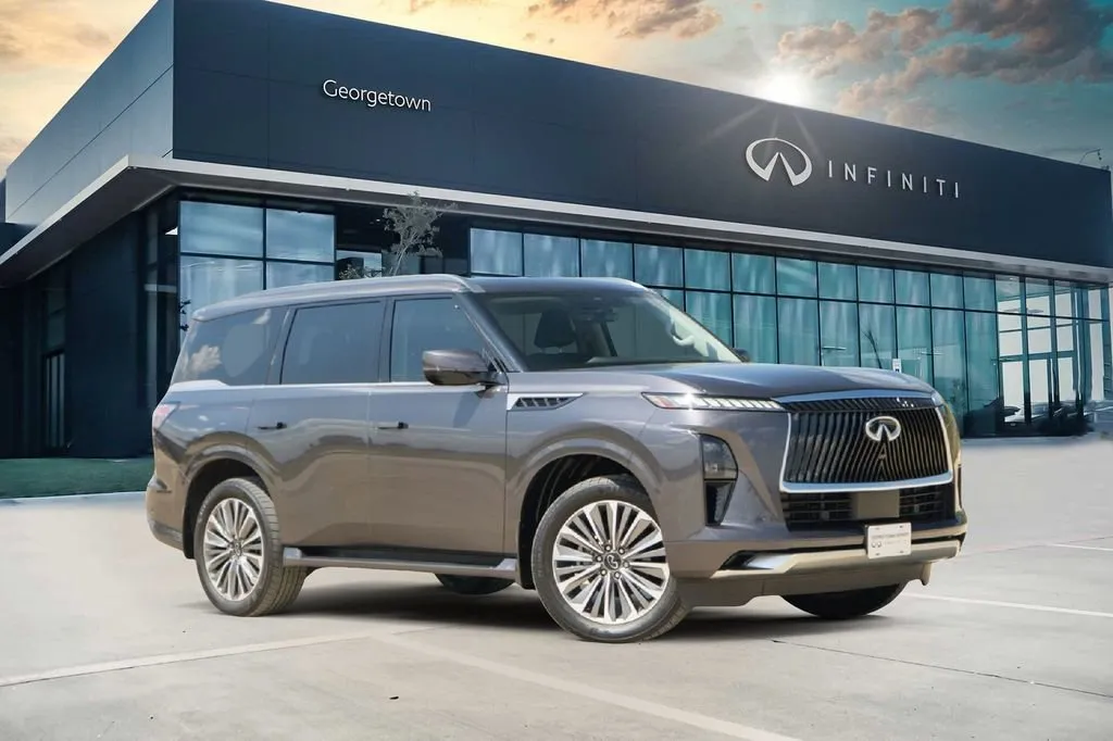 Gray 2025 INFINITI QX80 LUXE for sale in Georgetown, TX