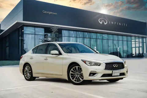 White 2023 INFINITI Q50 LUXE for sale in Georgetown, TX