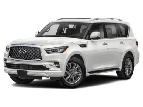 Silver 2023 INFINITI QX80 LUXE for sale in Georgetown, TX