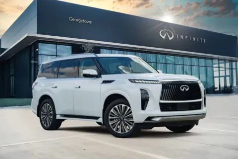 White 2026 INFINITI QX80 LUXE for sale in Georgetown, TX