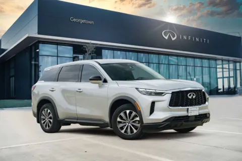 Silver 2023 INFINITI QX60 PURE for sale in Georgetown, TX