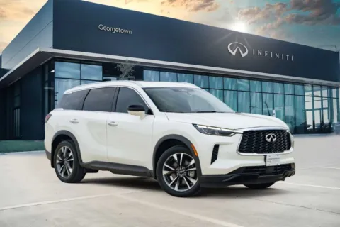 White 2023 INFINITI QX60 LUXE for sale in Georgetown, TX