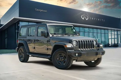 Photos of 2022 Jeep Wrangler Unlimited Sport for sale in Georgetown, TX at Georgetown INFINITI