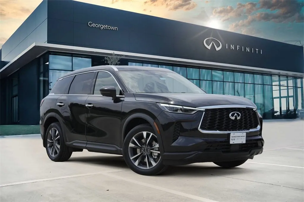 Black 2025 INFINITI QX60 LUXE for sale in Georgetown, TX