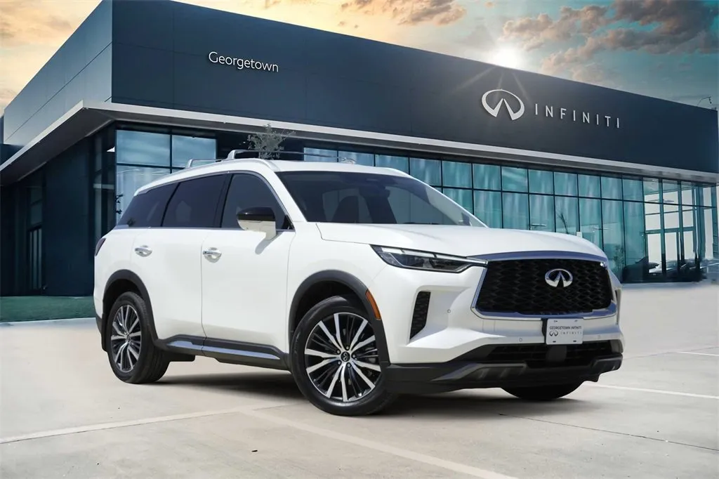 White 2024 INFINITI QX60 SENSORY for sale in Georgetown, TX