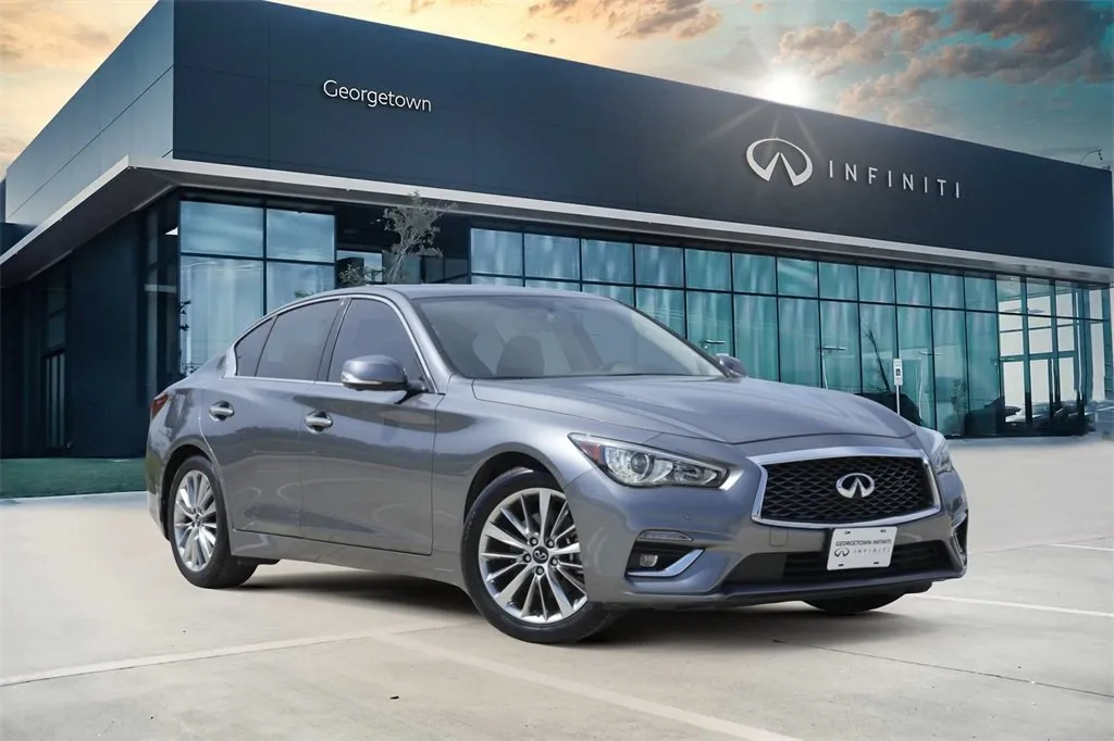 Gray 2022 INFINITI Q50 LUXE for sale in Georgetown, TX