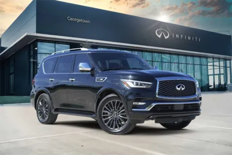 Black 2023 INFINITI QX80 SENSORY for sale in Georgetown, TX