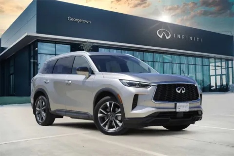 Silver 2024 INFINITI QX60 LUXE for sale in Georgetown, TX