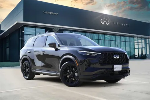 Black 2025 INFINITI QX60 LUXE for sale in Georgetown, TX