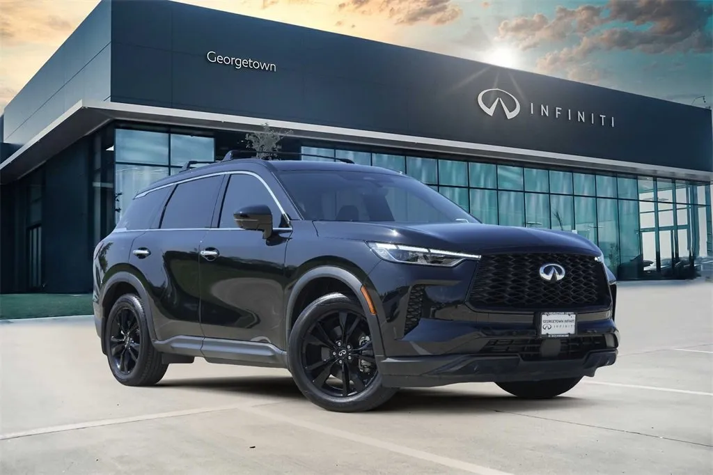 Black 2025 INFINITI QX60 LUXE for sale in Georgetown, TX