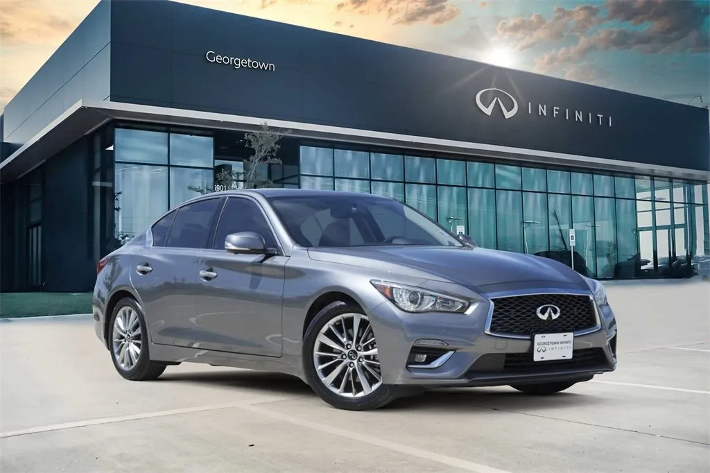 Gray 2023 INFINITI Q50 LUXE for sale in Georgetown, TX