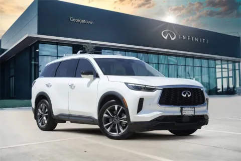 White 2025 INFINITI QX60 LUXE for sale in Georgetown, TX