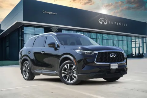 Black 2025 INFINITI QX60 LUXE for sale in Georgetown, TX