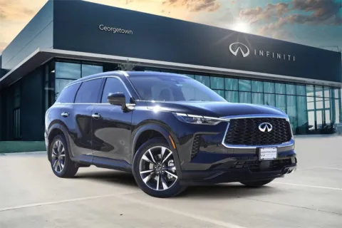 Black 2025 INFINITI QX60 LUXE for sale in Georgetown, TX