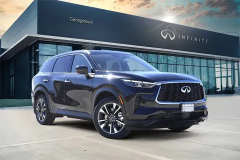 Black 2025 INFINITI QX60 LUXE for sale in Georgetown, TX