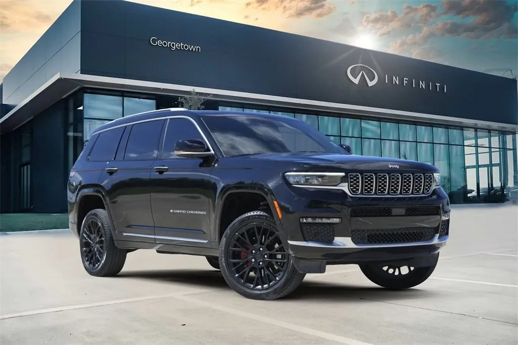 Black 2021 Jeep Grand Cherokee L Summit Reserve for sale in Georgetown, TX