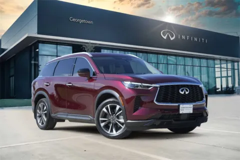 Red 2025 INFINITI QX60 LUXE for sale in Georgetown, TX